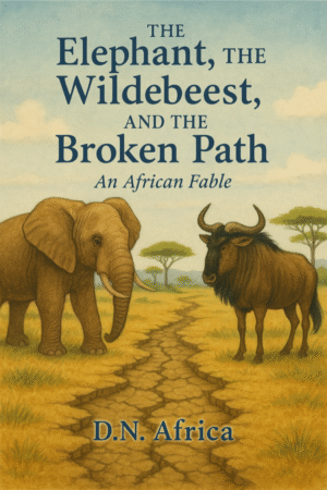 Home The Elephant, the Wildebeest and the Broken Path_Cover